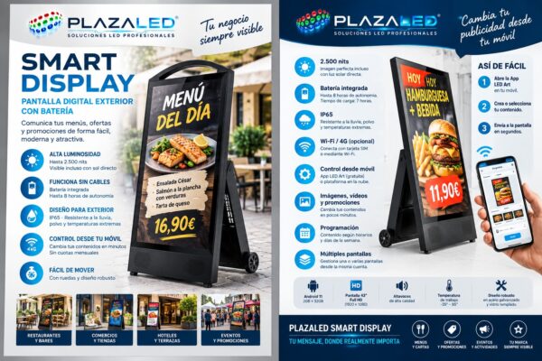 SMART DISPLAY 43: publicidad exterior inteligente