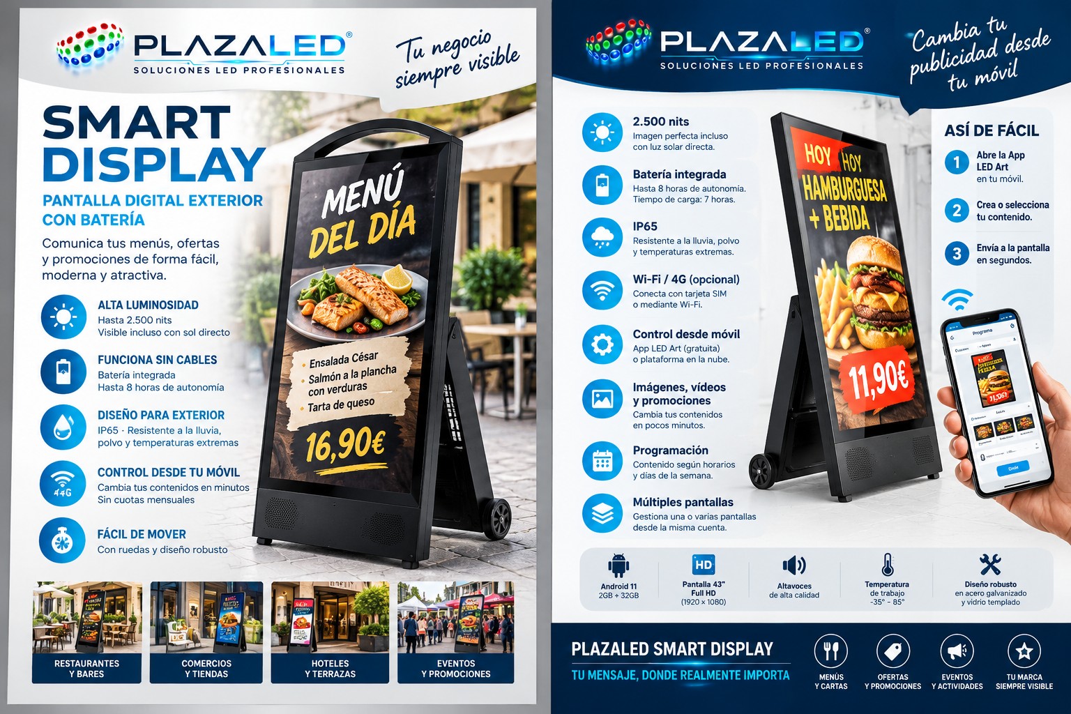 SMART DISPLAY 43: publicidad exterior inteligente